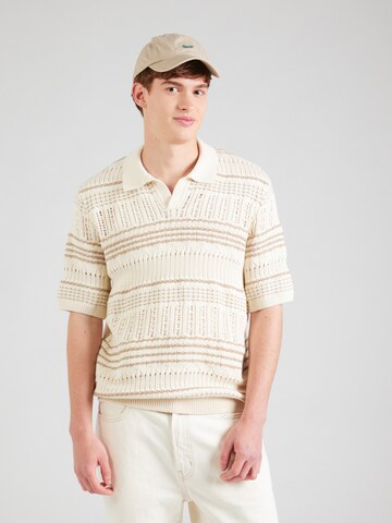 Only & Sons Sweater 'ONSKARLOS' in White: front