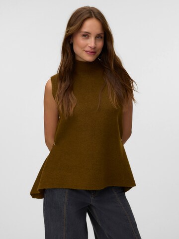 VERO MODA Pullunder 'VMSPARROW' w kolorze zielony: przód
