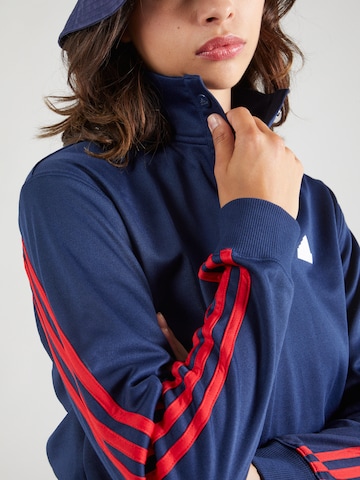 Hanorac sport 'ICONIC' de la ADIDAS SPORTSWEAR pe albastru
