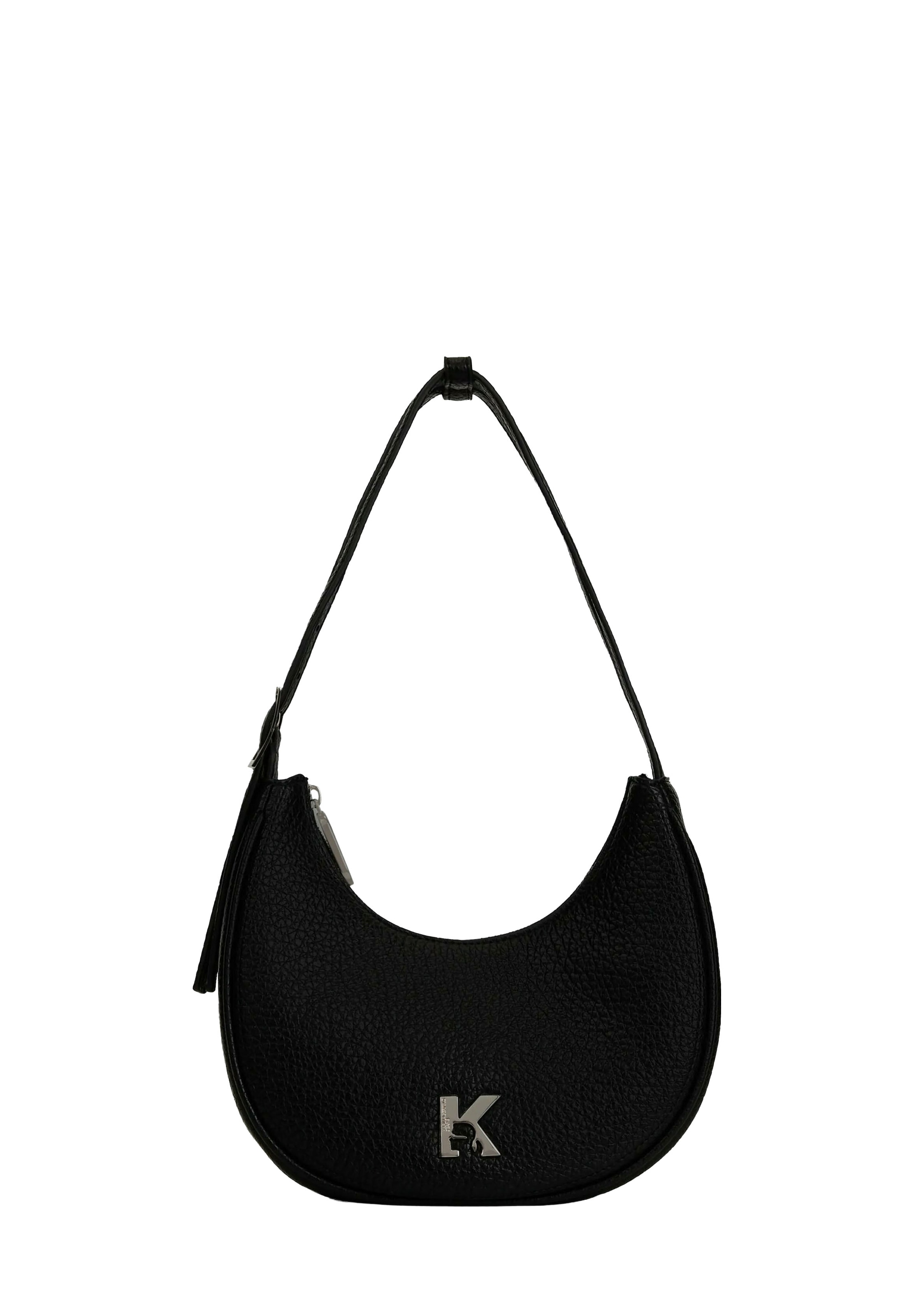 KARL LAGERFELD JEANS Наплечная сумка в Черный: спереди