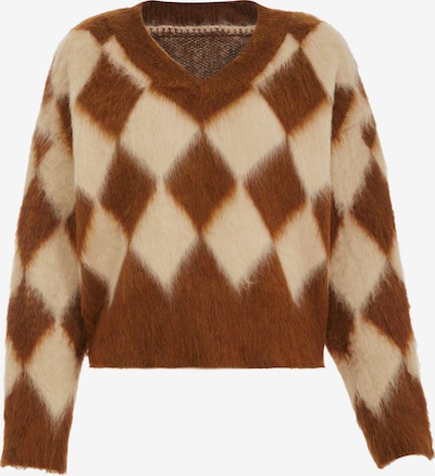 Megztinis iš Jalene, spalva – kremo / ruda, Prekių apžvalga