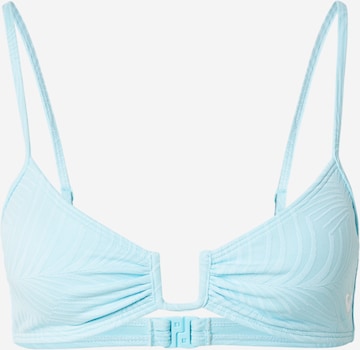 ROXY T-Shirt Bikinitoppi 'Palm Dreams' värissä sininen: etupuoli