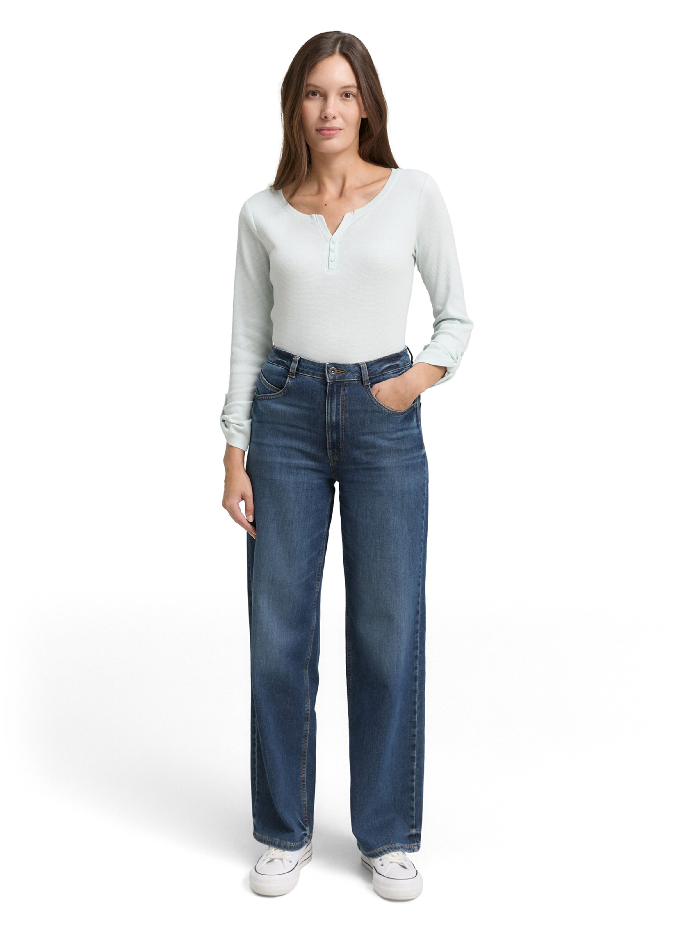 TOM TAILOR Тениска в синьо