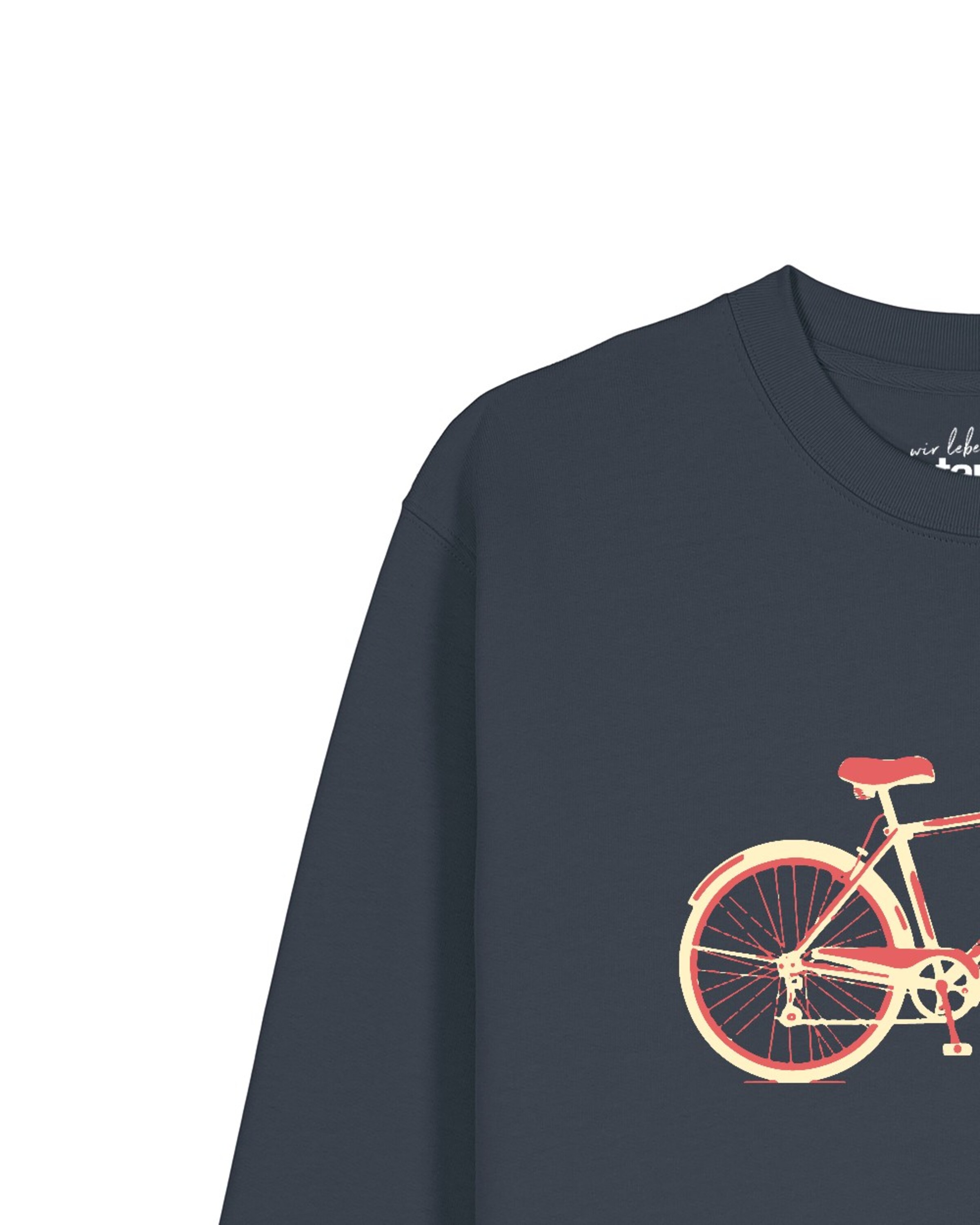 Sweat-shirt 'Red Bike' Watapparel en gris