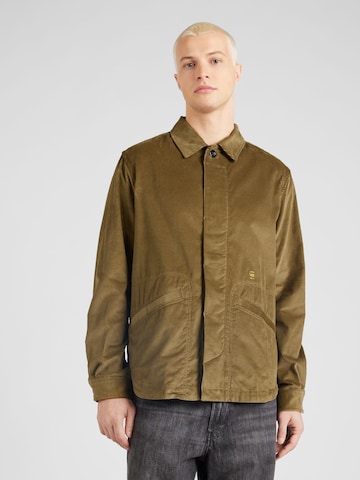 G-Star RAW Prehodna jakna 'Timber' | zelena barva: sprednja stran