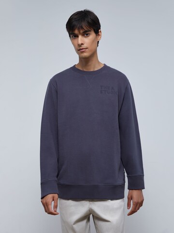 Sweat-shirt Scalpers en bleu : devant