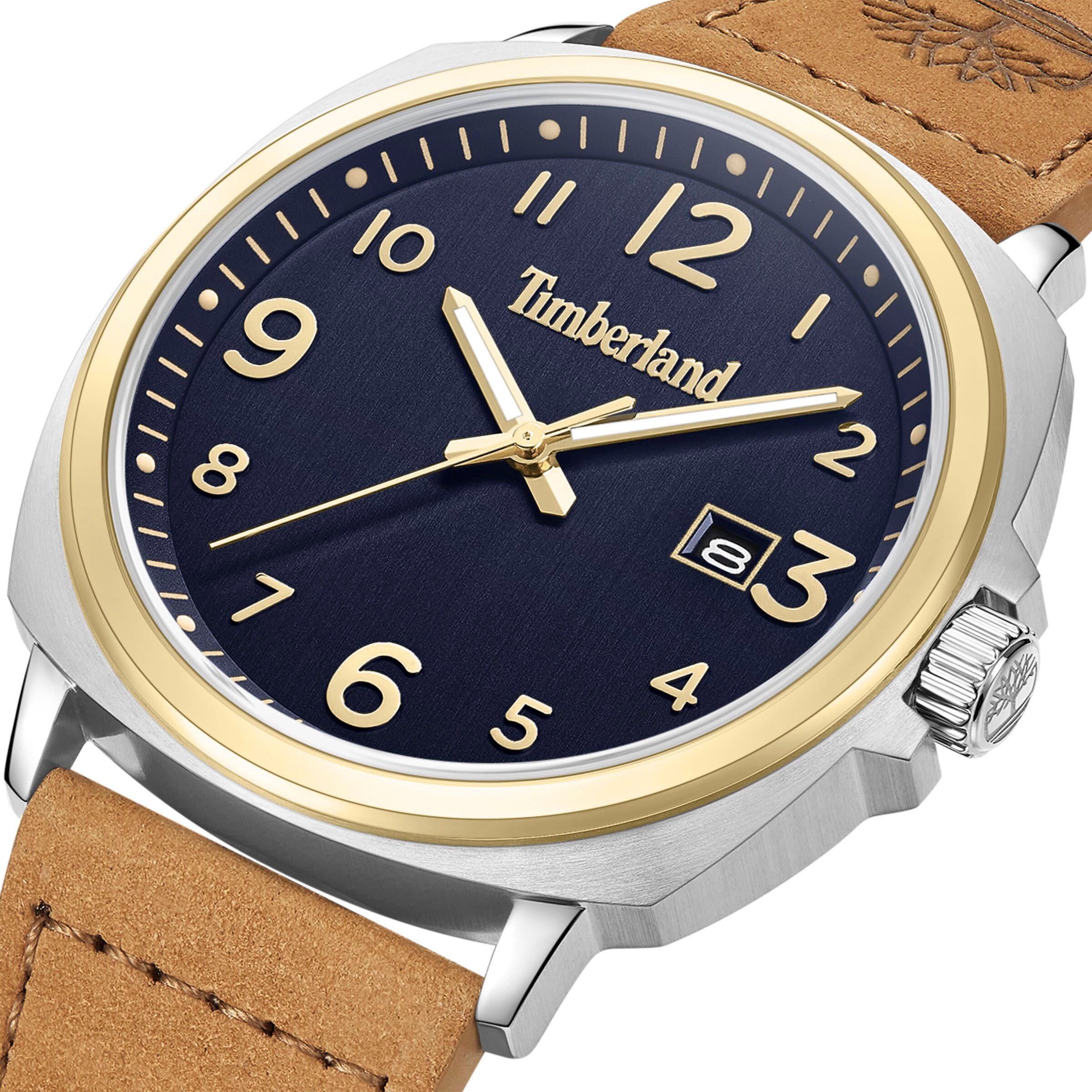 TIMBERLAND Analoguhr 'Act Well' in Braun