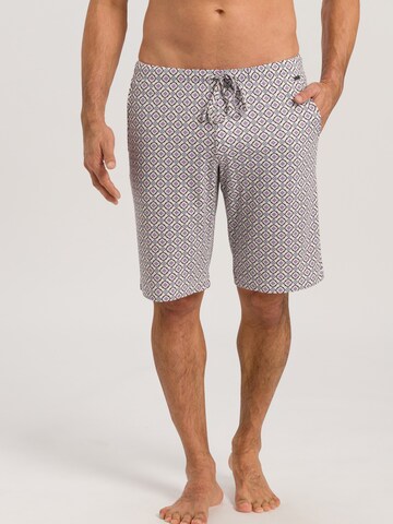 Hanro Pajama pants ' Night & Day ' in Blue: front
