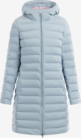 MYMO Winter Coat in Blue: front