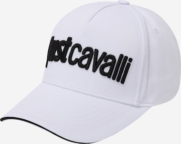 Casquette Just Cavalli en blanc : devant