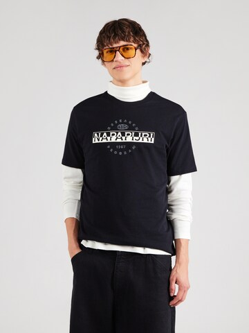 NAPAPIJRI Shirt 'SANDER' in Black: front