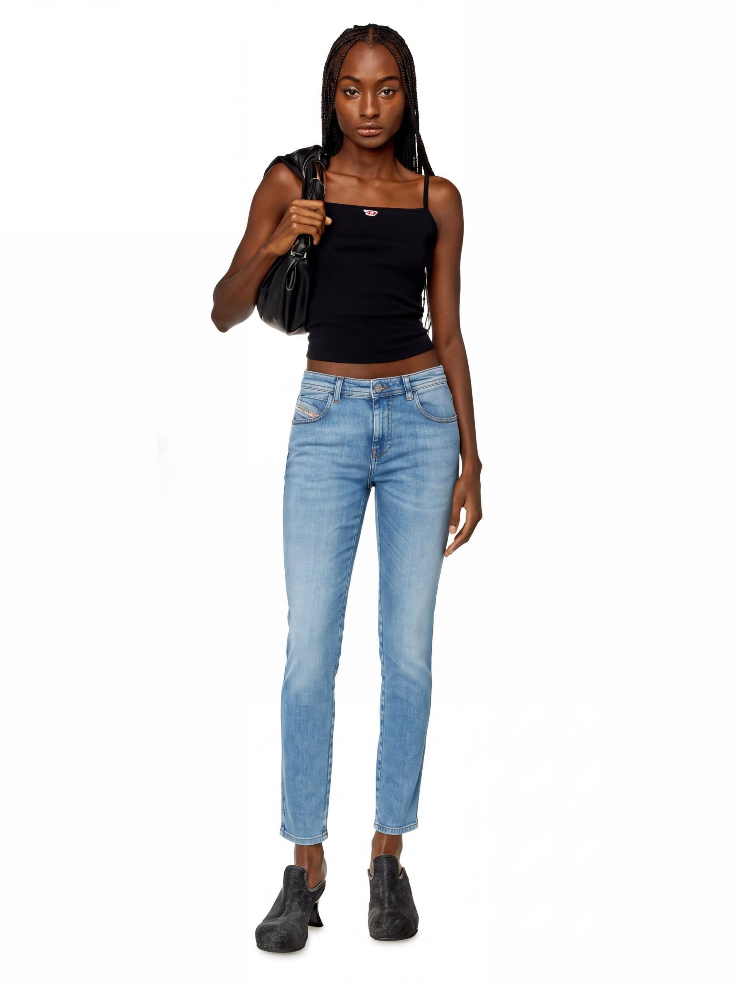 DIESEL Skinny Džíny '2015 Babhila' – modrá