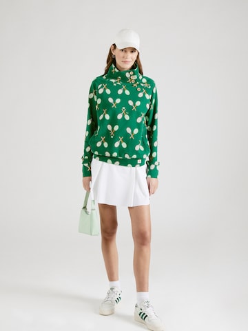 Blutsgeschwister Sweatshirt 'Oh So Nett' in Groen