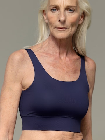 Hey Honey Bustier Sport bh 'Bustier' in Blauw: voorkant