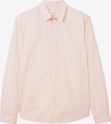 TOM TAILOR Button Up Shirt in Orange: front