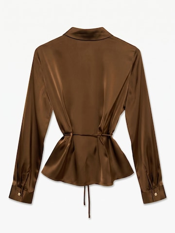 Chemisier 'RIVER' VERO MODA en marron