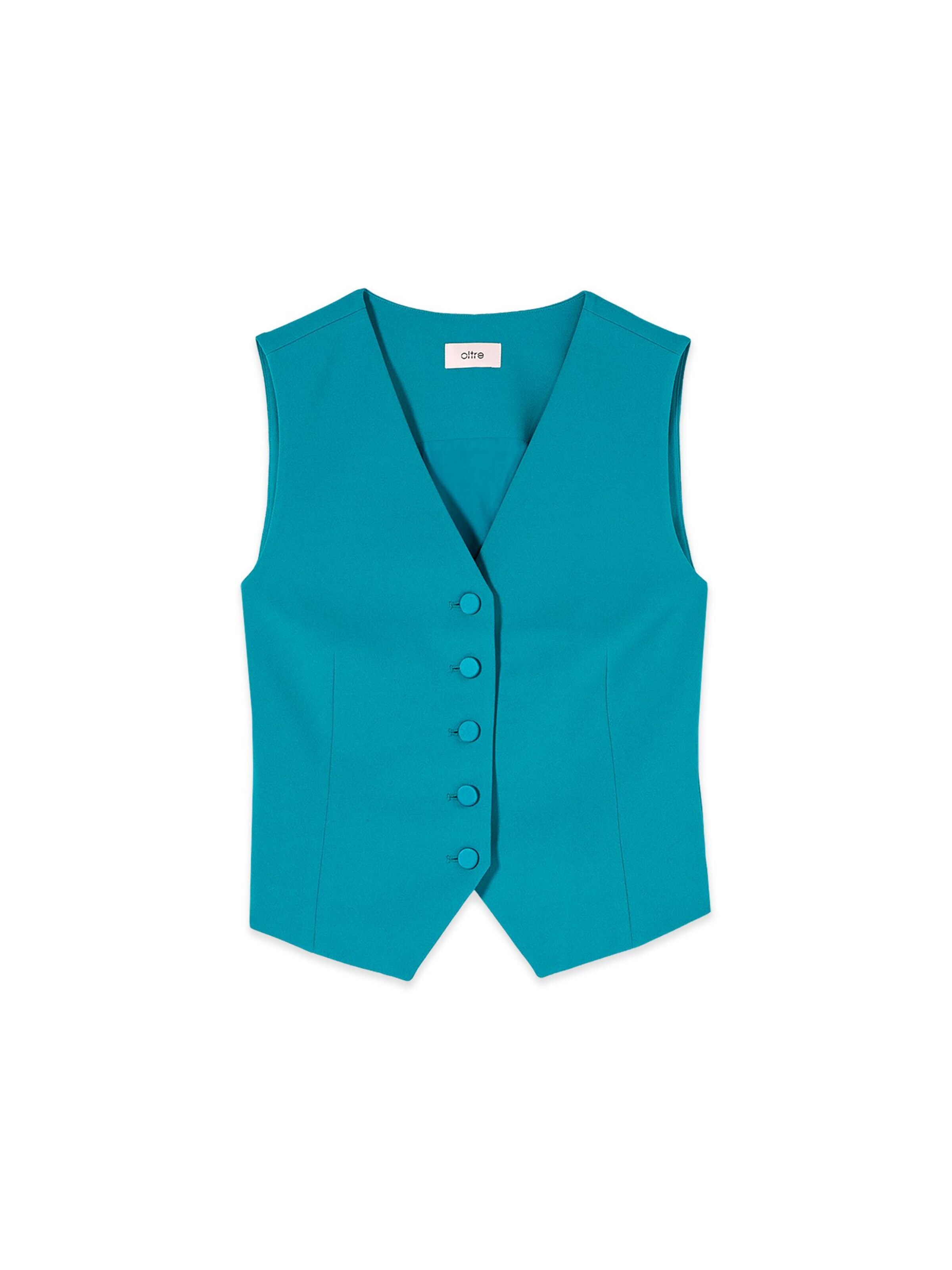 oltre Gilet in Blauw: voorkant