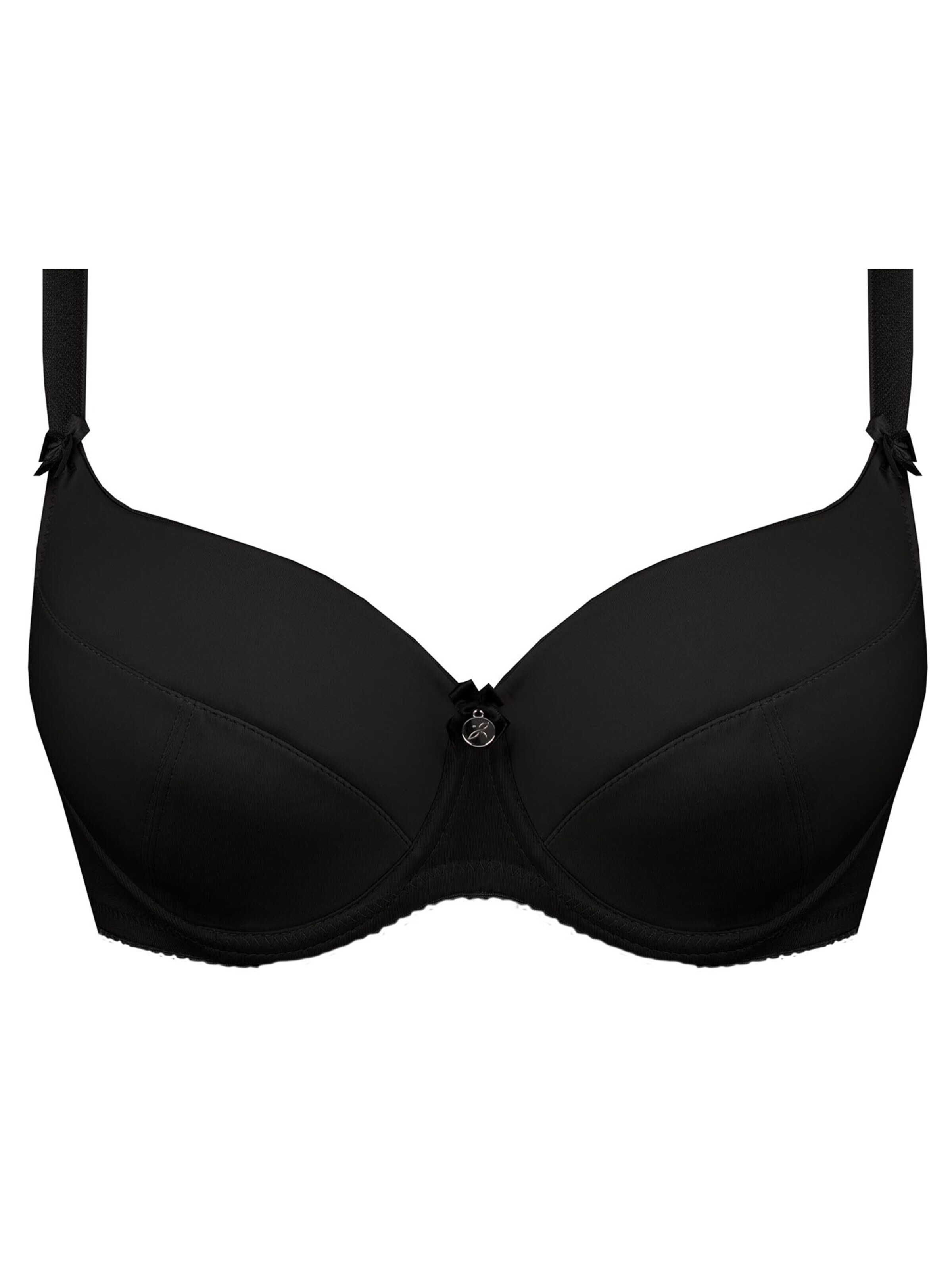 Unikat BH 'Celina'‌‌ in Schwarz: Vorderseite