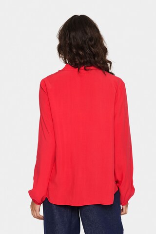 SAINT TROPEZ Bluse 'Eda' i rød