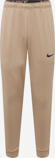 NIKE Workout Pants in Beige / Black, Item view