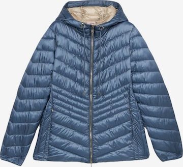 Giacca invernale di oltre in blu: frontale