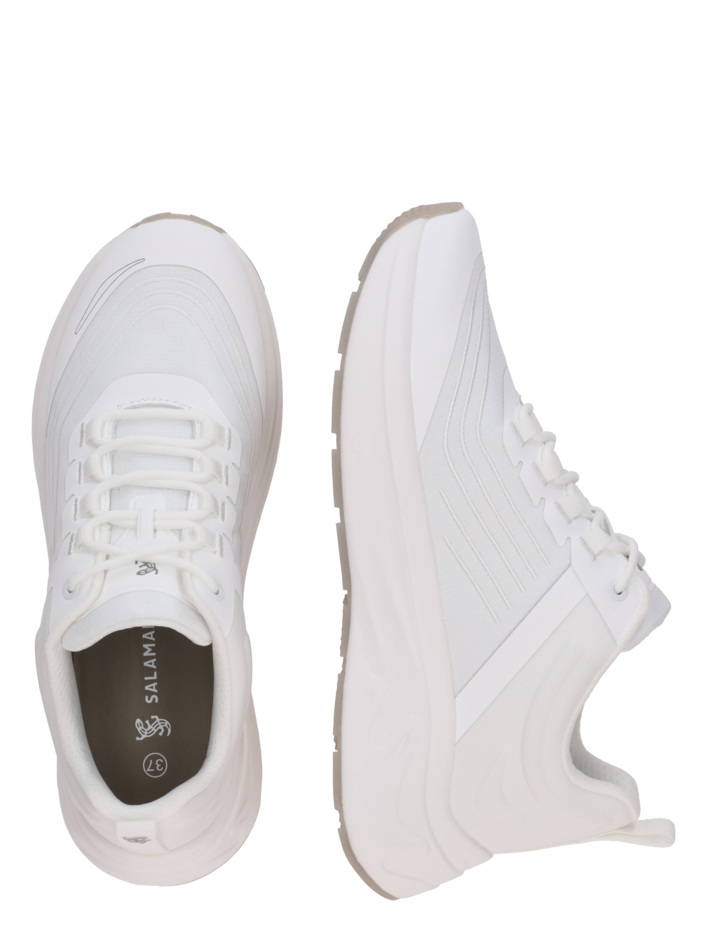 SALAMANDER Platform trainers in White