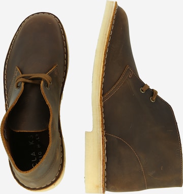 Clarks Originals Kotníkové boty – hnědá