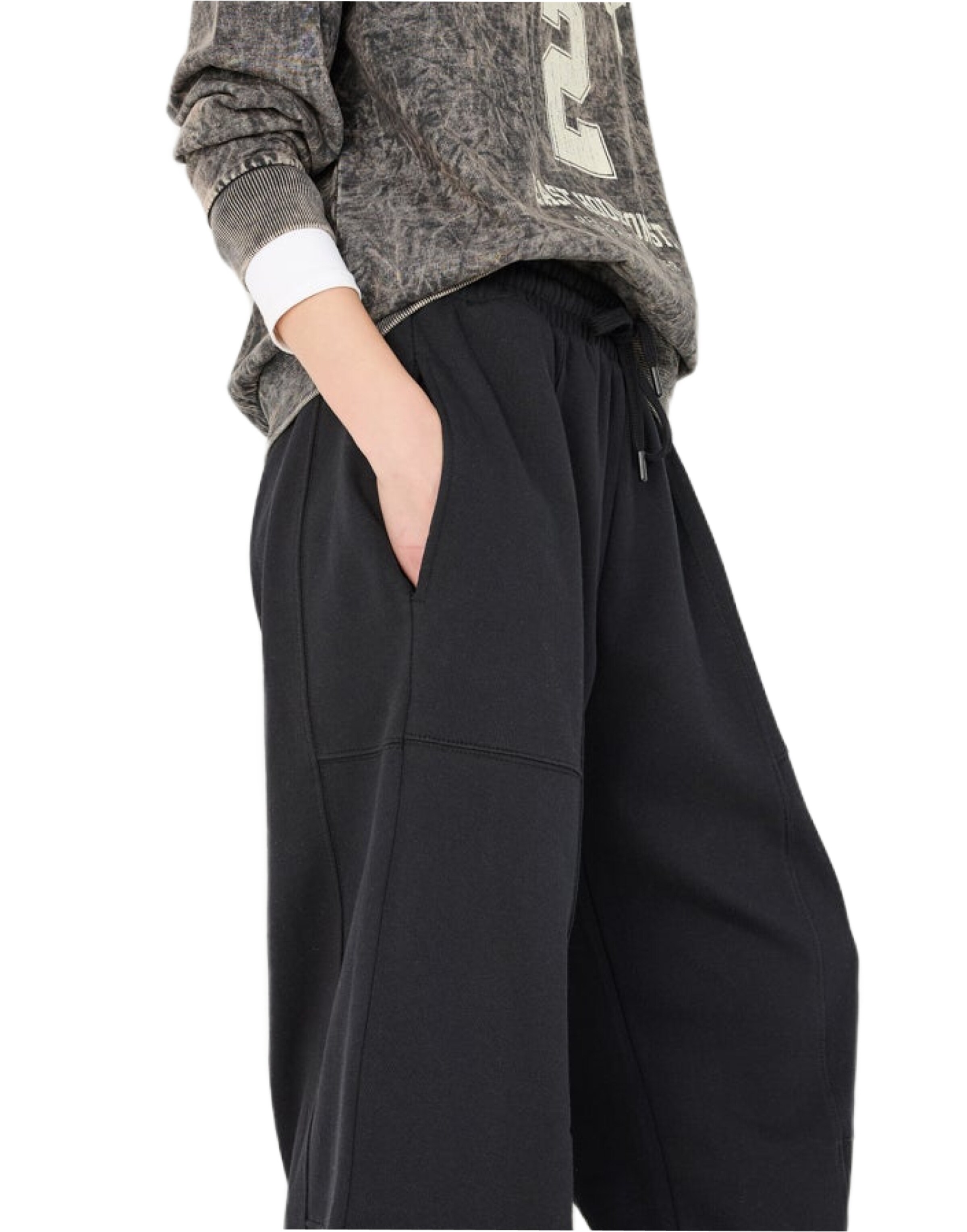 No Matter What Tapered Pants in Black