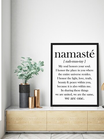 Liv Corday Bilder 'Namaste' in Weiß