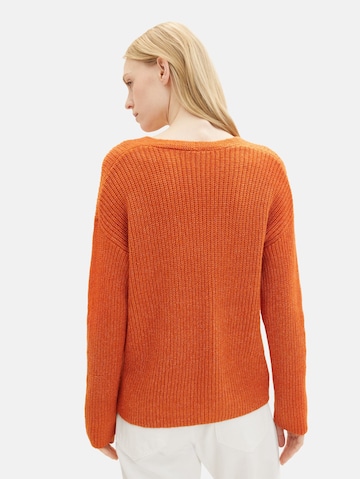 TOM TAILOR Pullover in Orange