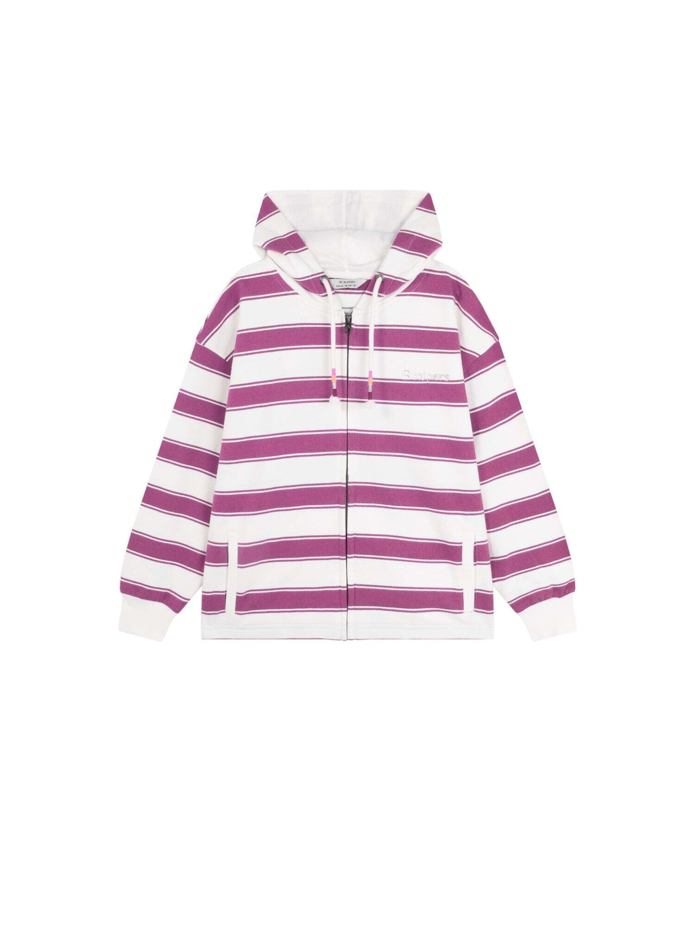 Scalpers Mikina – fialová: přední strana