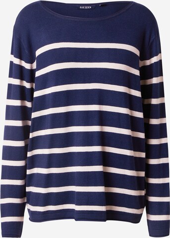 Pull-over BLUE SEVEN en bleu : devant