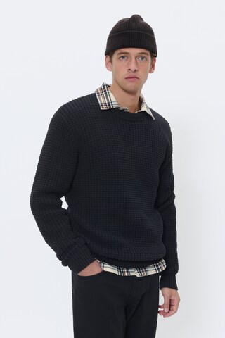 Matinique Pullover 'Triton' in Schwarz: Vorderseite