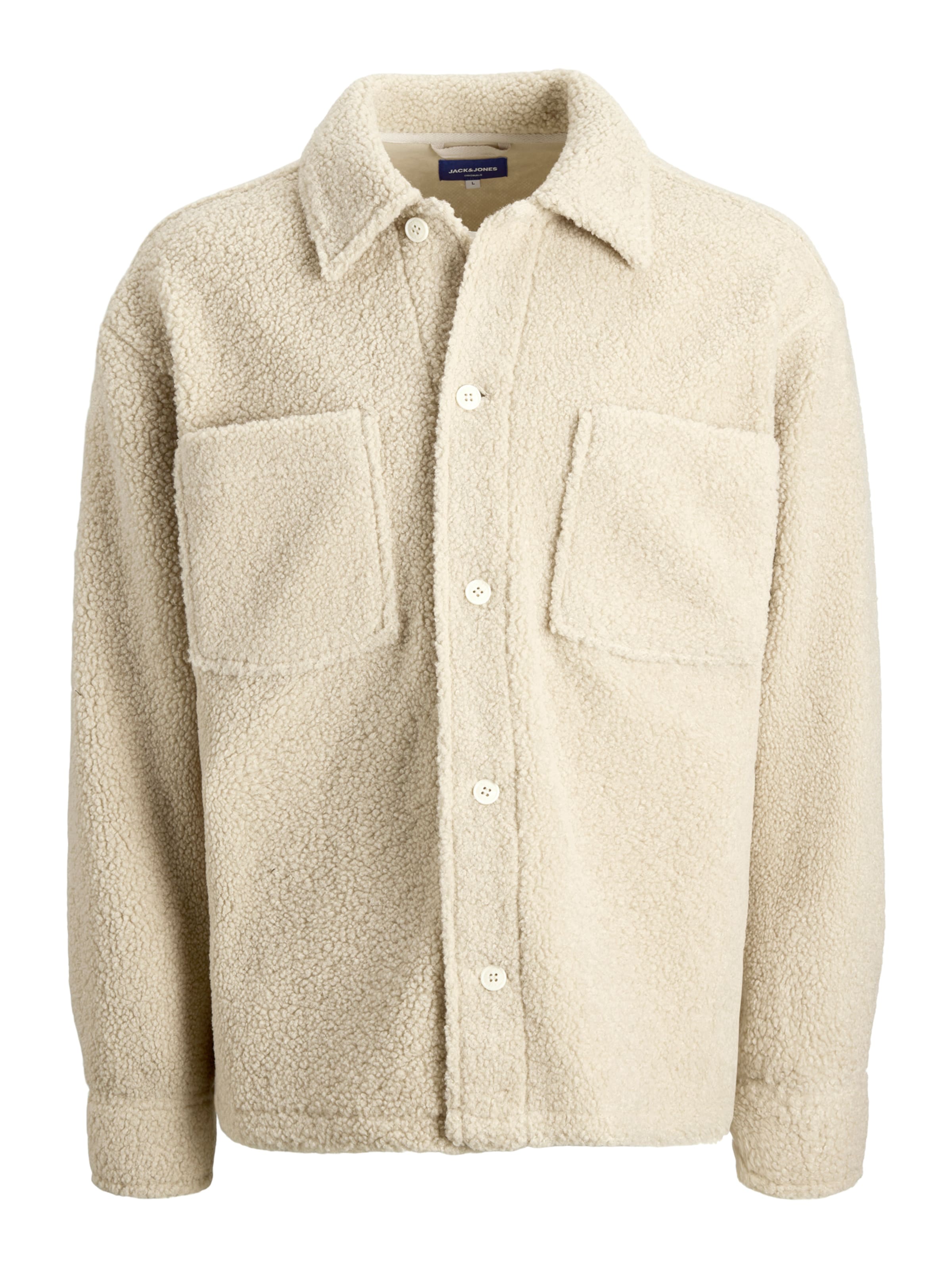 JACK & JONES - Ajuste confortable Chaqueta de entretiempo 'JORBLEECKER' en blanco: frente