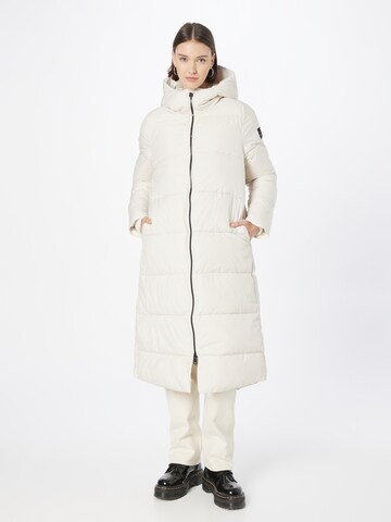 Manteau d’hiver ECOALF en beige : devant