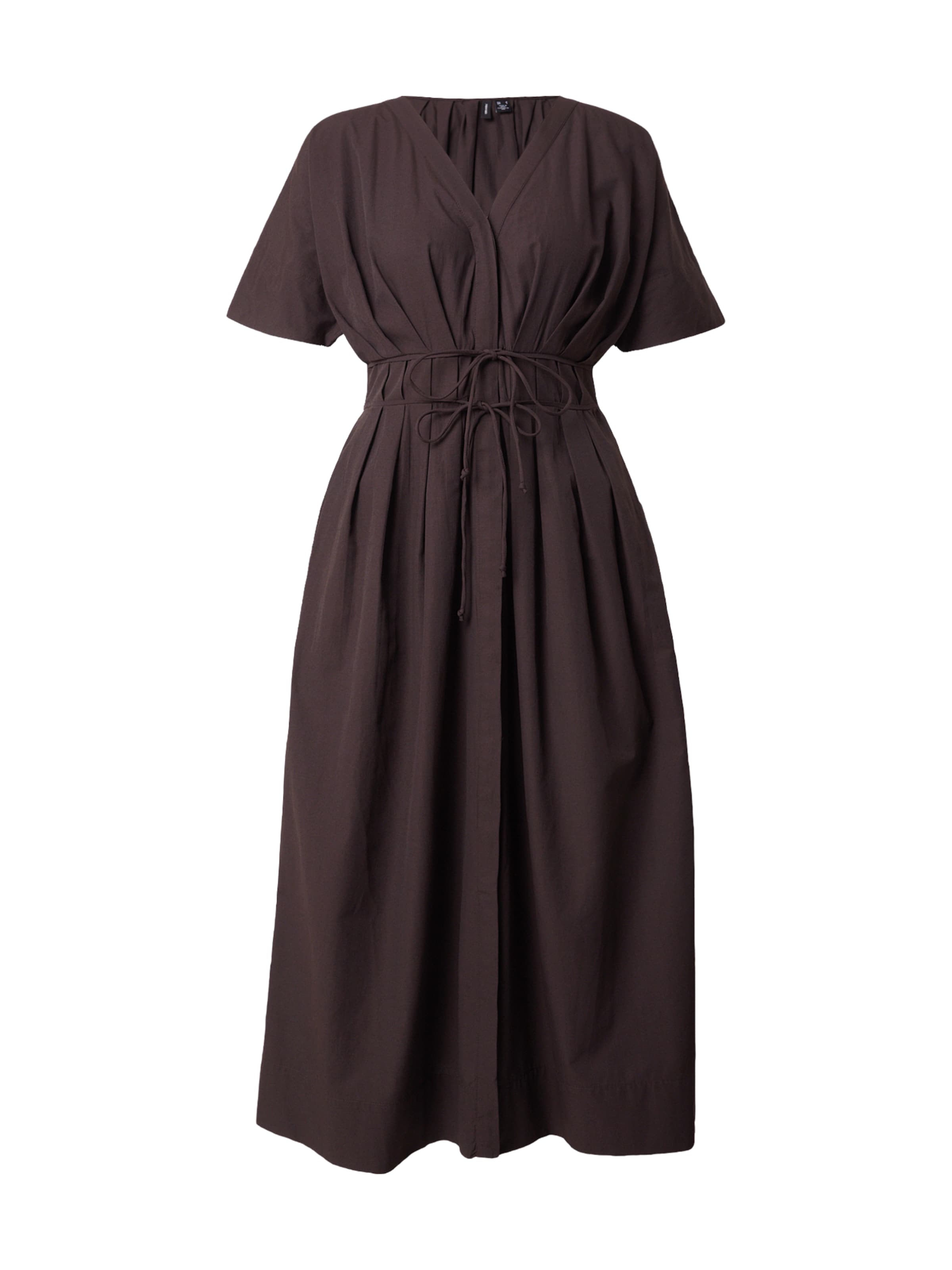 Robe-chemise 'VMEstrid' VERO MODA en marron : devant