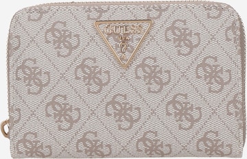 GUESS Portemonnee 'LAUREL II' in Bruin: voorkant