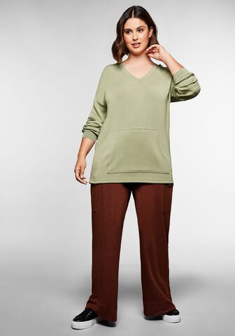 SHEEGO Sweatshirt in Groen