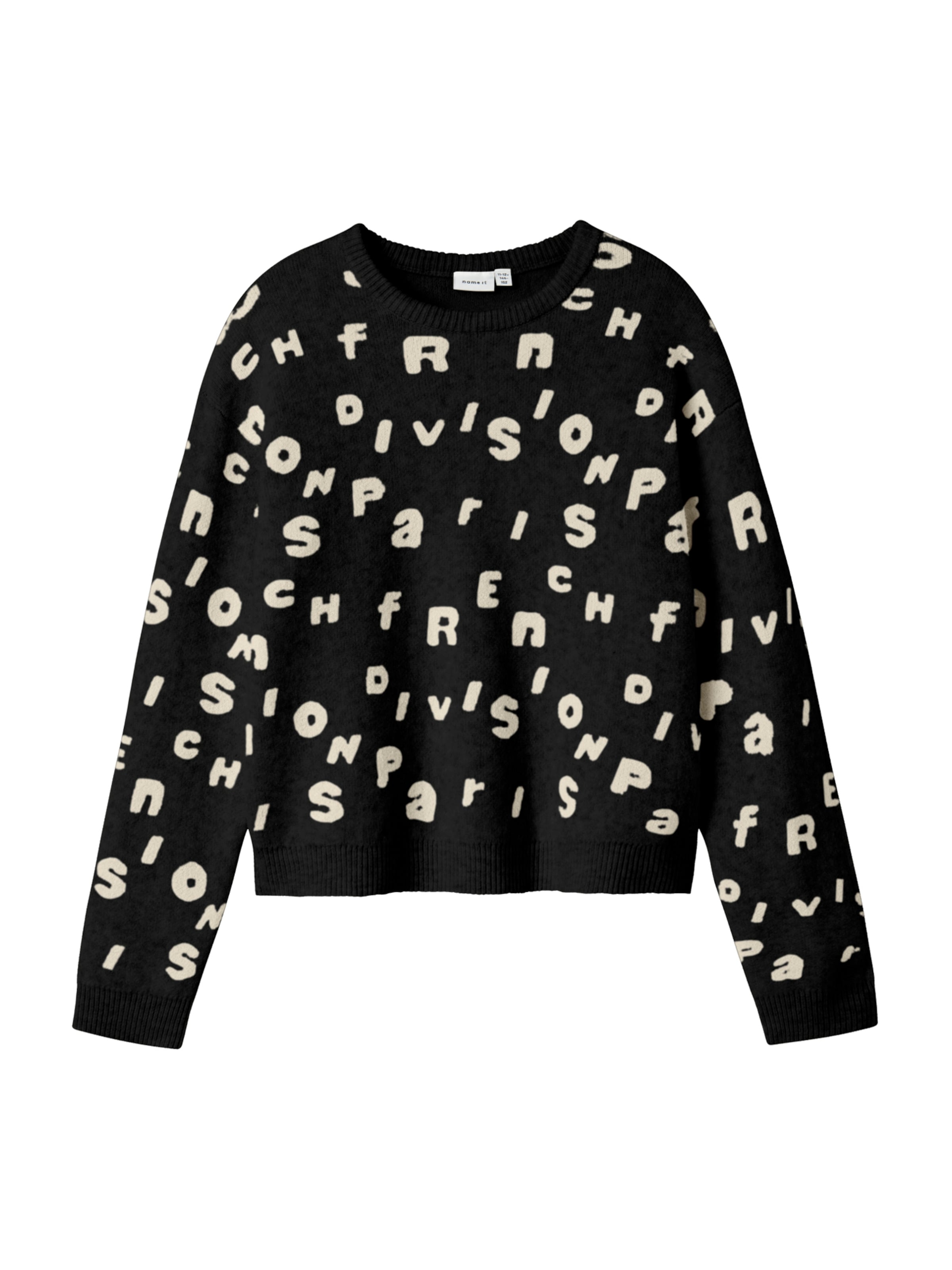 juoda NAME IT Megztinis 'NKFOLINE': priekis