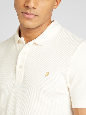 FARAH - Camisa 'FORSTER' em branco