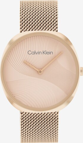 Orologio analogico di Calvin Klein in oro: frontale