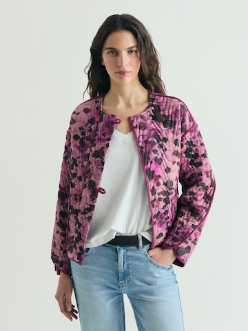 Scalpers Övergångsjacka ' ' i lila: framsida