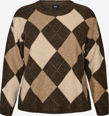 Pullover di Zizzi in colori misti: frontale