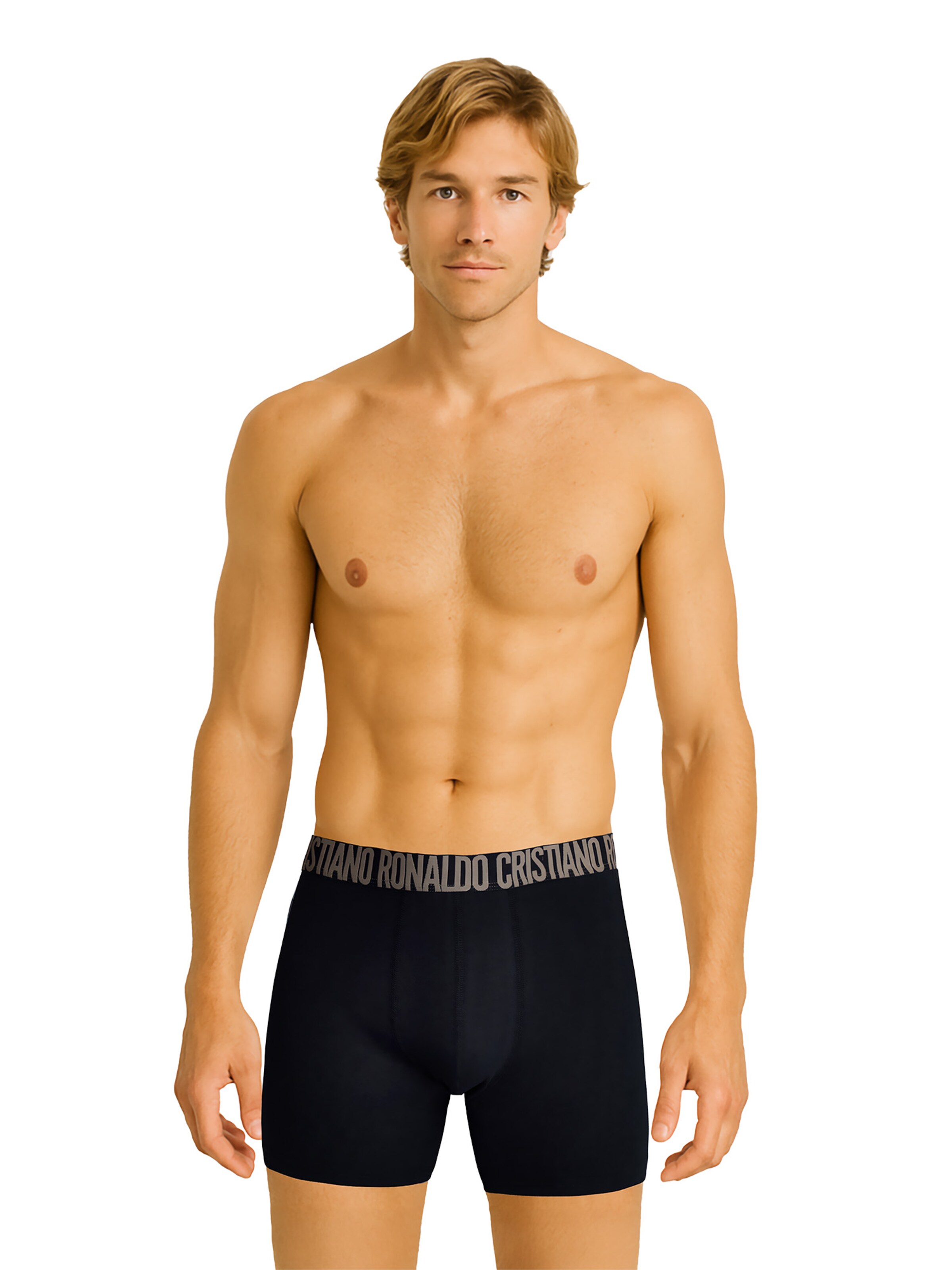 CR7 - Cristiano Ronaldo Boxer ' Basic Trunk Organic ' in Mischfarben: Vorderseite