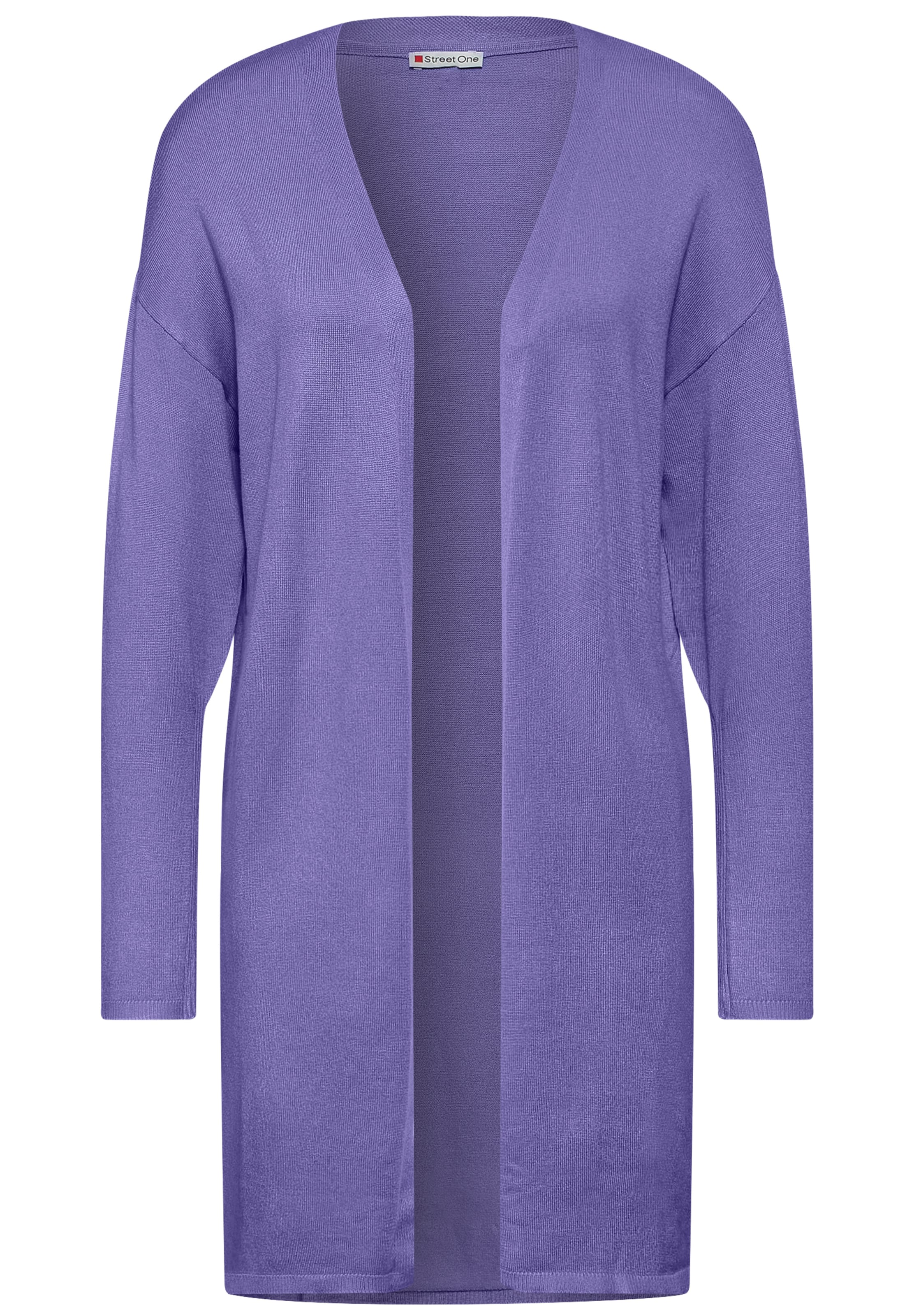 STREET ONE Strickjacke in Lila: Vorderseite