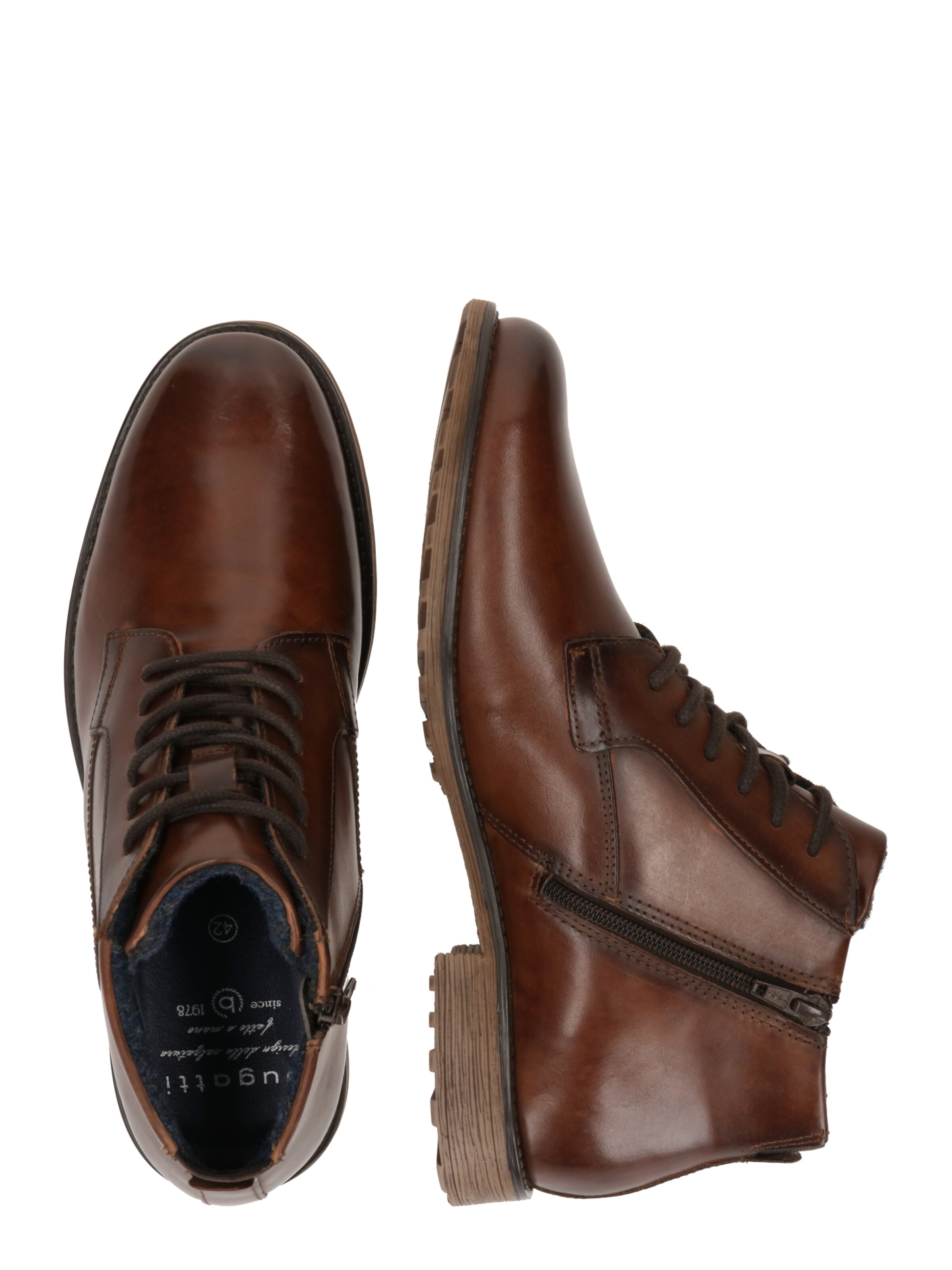 bugatti Сапоги на шнуровке 'Catano' в Коричневый