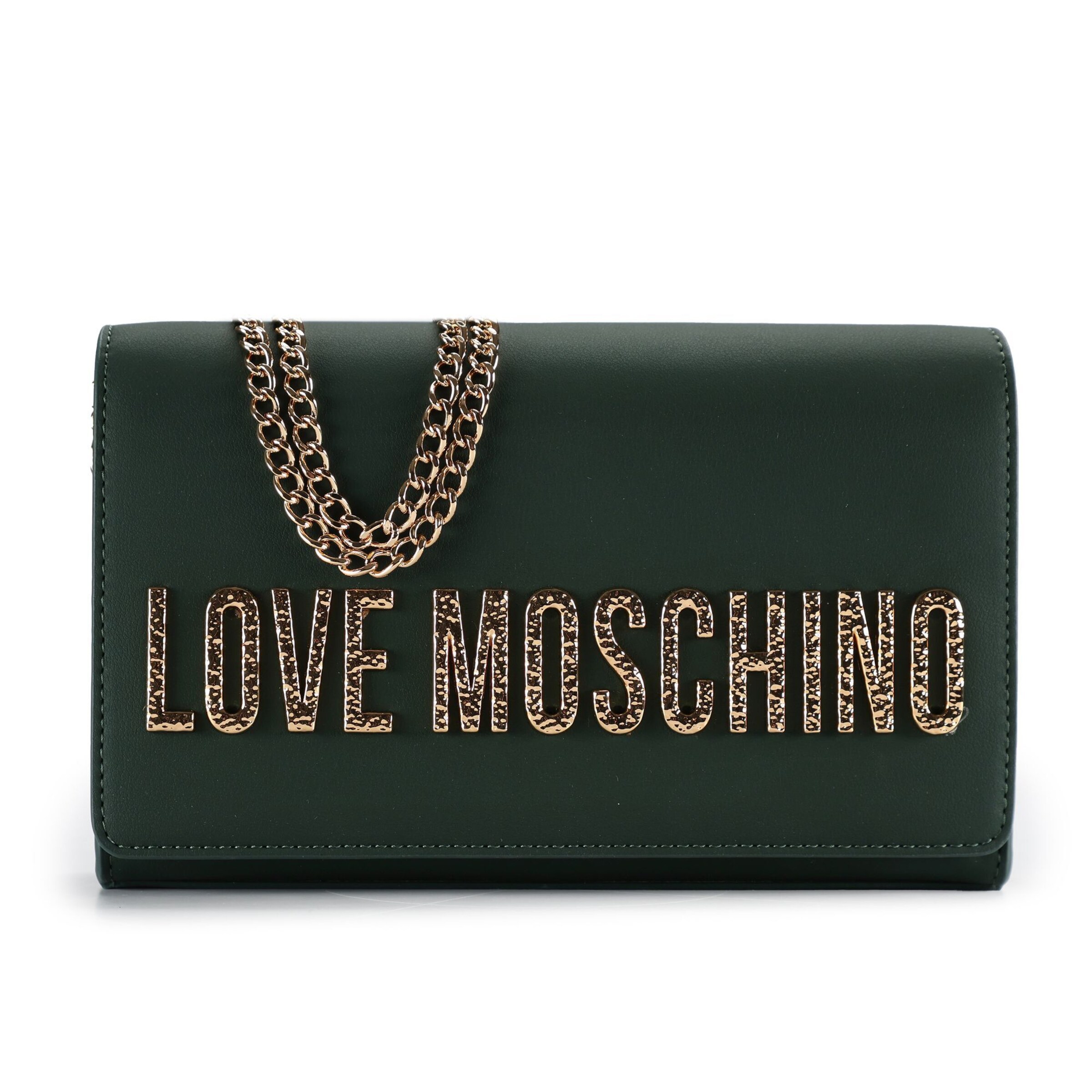 Love Moschino Umhängetasche in Grün: Vorderseite