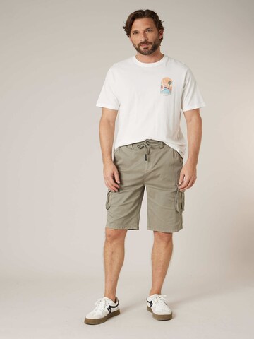 Regular Pantalon cargo 'BASIMI' Deeluxe en vert