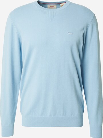 LEVI'S ® Pullover 'Lightweight Hm Sweater' i blå: forside