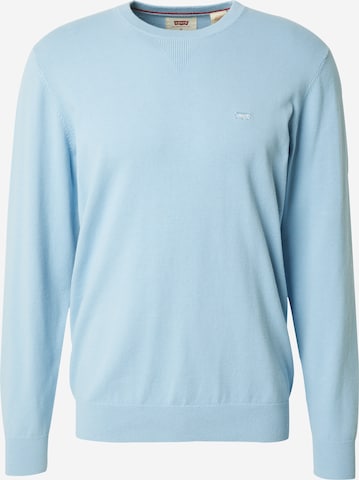 LEVI'S ® Tröja 'Lightweight Hm Sweater' i blå: framsida